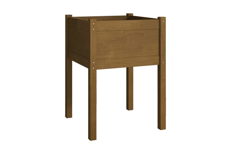 Odlingslåda 2 st honungsbrun 50x50x70 cm massiv furu - Honung - Utemöbler - Övrigt utemöbler - Tillbehör utomhus - Utomhuskrukor