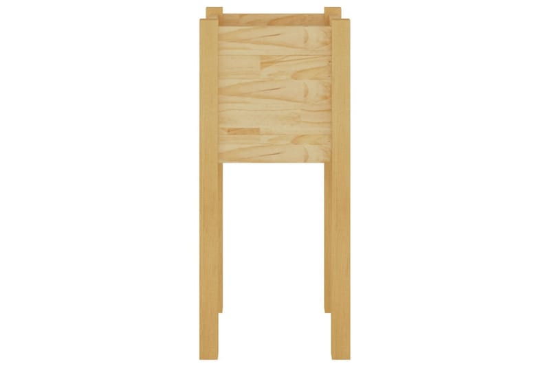 Odlingslåda 31x31x70 cm massiv furu - Brun - Utemöbler - Övrigt utemöbler - Tillbehör utomhus - Utomhuskrukor