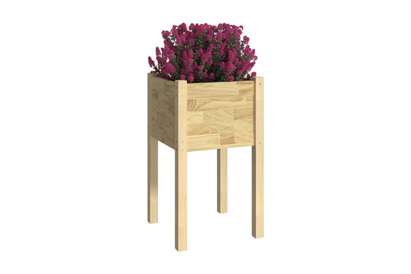 Odlingslåda 40x40x70 cm massiv furu - Brun - Utemöbler - Övrigt utemöbler - Tillbehör utomhus - Utomhuskrukor