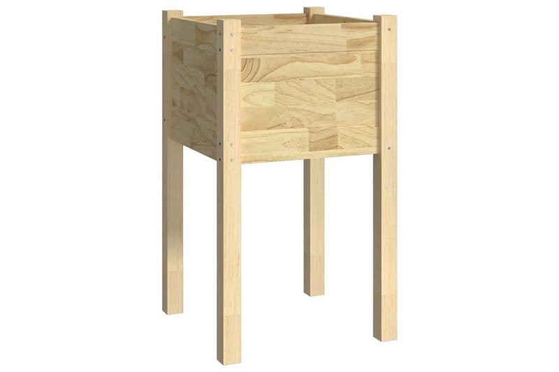 Odlingslåda 40x40x70 cm massiv furu - Brun - Utemöbler - Övrigt utemöbler - Tillbehör utomhus - Utomhuskrukor