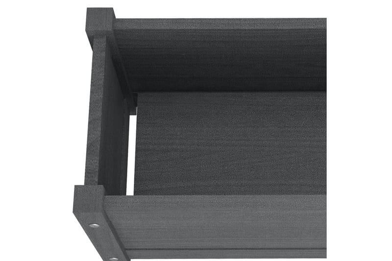 Odlingslåda grå 60x31x31 cm massiv furu - Grå - Utemöbler - Övrigt utemöbler - Tillbehör utomhus - Utomhuskrukor