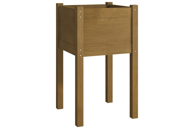 Odlingslåda honungsbrun 40x40x70 cm massiv furu - Honung - Utemöbler - Övrigt utemöbler - Tillbehör utomhus - Utomhuskrukor