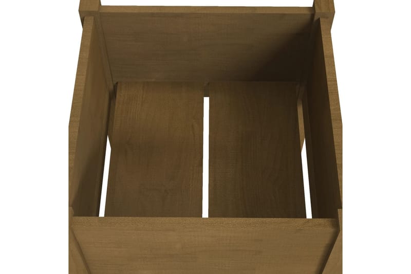 Odlingslåda honungsbrun 40x40x70 cm massiv furu - Honung - Utemöbler - Övrigt utemöbler - Tillbehör utomhus - Utomhuskrukor