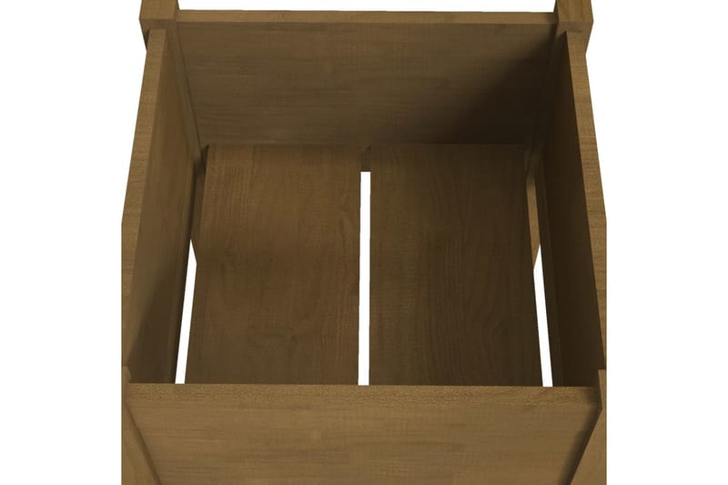 Odlingslåda honungsbrun 50x50x70 cm massiv furu - Honung - Utemöbler - Övrigt utemöbler - Tillbehör utomhus - Utomhuskrukor