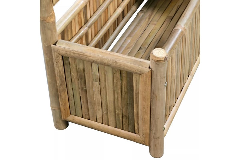 Odlingslåda med spaljé bambu 70 cm - Brun - Blomlåda - Utomhuskrukor