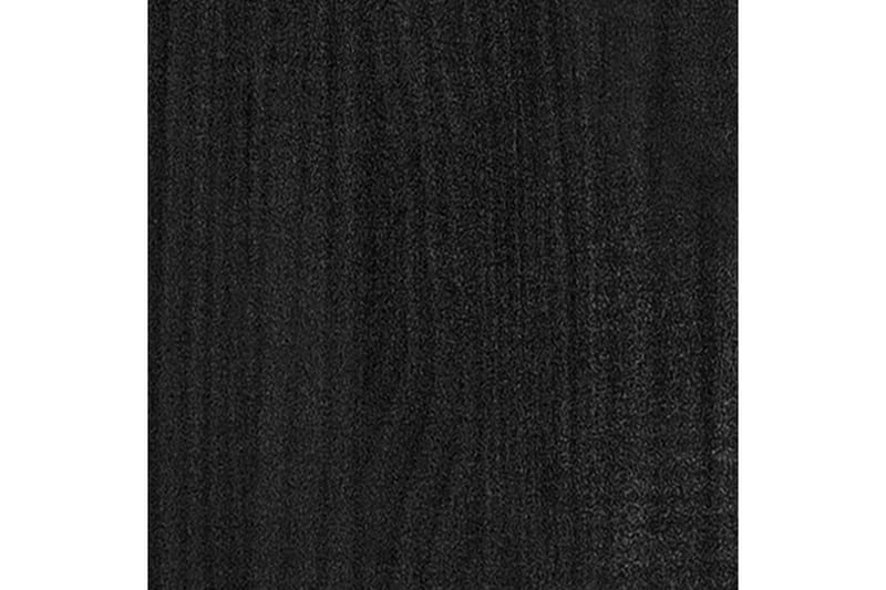 Odlingslåda svart 70x31x70 cm massiv furu - Svart - Blomlåda - Utomhuskrukor