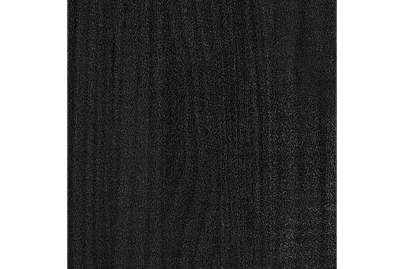 Odlingslåda svart 70x70x70 cm massiv furu - Svart - Utemöbler - Övrigt utemöbler - Tillbehör utomhus - Utomhuskrukor