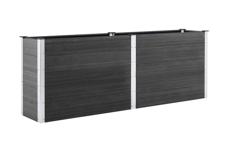 Odlingslåda upphöjd 150x100x91 cm WPC grå - Grå - Utemöbler - Övrigt utemöbler - Tillbehör utomhus - Utomhuskrukor