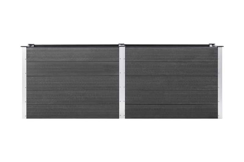 Odlingslåda upphöjd 150x100x91 cm WPC grå - Grå - Utemöbler - Övrigt utemöbler - Tillbehör utomhus - Utomhuskrukor