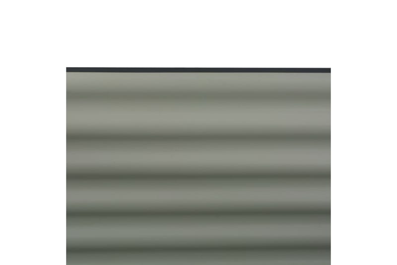 Odlingslåda upphöjd galvaniserat stål 160x80x44 cm grå - Grå - Utemöbler - Övrigt utemöbler - Tillbehör utomhus - Utomhuskrukor