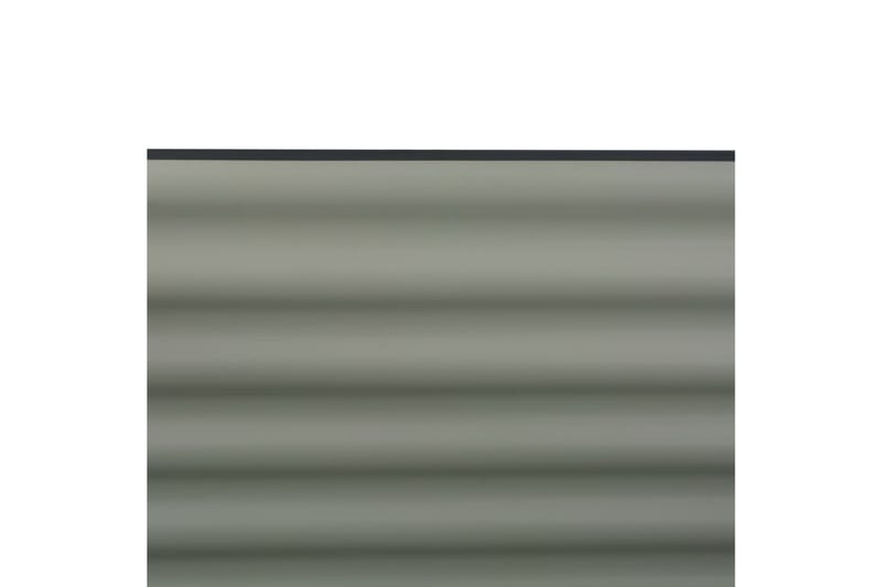 Odlingslåda upphöjd galvaniserat stål 160x80x44 cm grå - Grå - Blomlåda - Utomhuskrukor