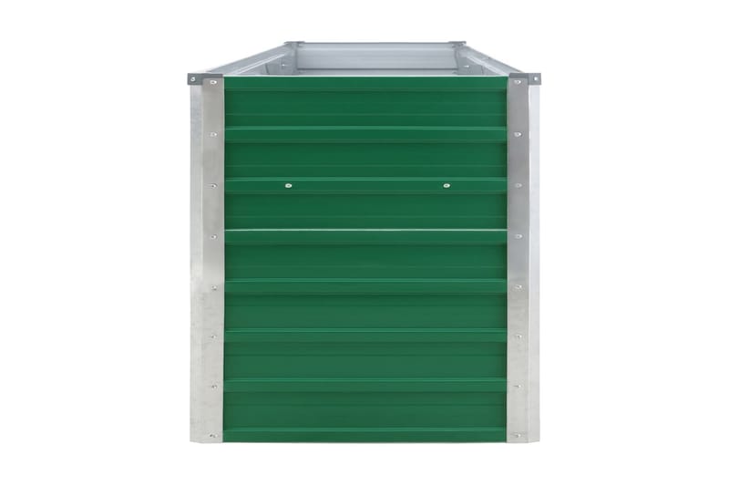 Odlingslåda upphöjd galvaniserat stål 320x40x45 cm grön - Grön - Utemöbler - Övrigt utemöbler - Tillbehör utomhus - Utomhuskrukor
