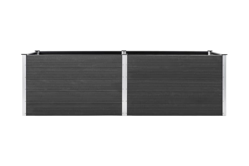Odlingslåda upphöjd grå 200x50x91 cm WPC - Grå - Utemöbler - Övrigt utemöbler - Tillbehör utomhus - Utomhuskrukor