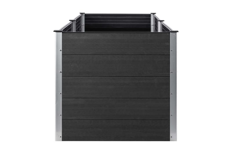 Odlingslåda upphöjd grå 200x50x91 cm WPC - Grå - Utemöbler - Övrigt utemöbler - Tillbehör utomhus - Utomhuskrukor