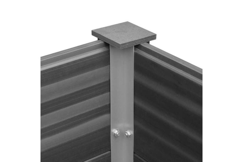 Odlingslåda upphöjd WPC 100x50x91 cm grå - Grå - Utemöbler - Övrigt utemöbler - Tillbehör utomhus - Utomhuskrukor