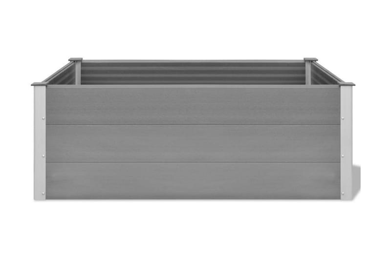 Odlingslåda upphöjd WPC 150x100x54 cm grå - Grå - Utemöbler - Övrigt utemöbler - Tillbehör utomhus - Utomhuskrukor