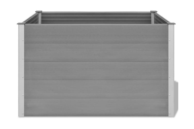 Odlingslåda upphöjd WPC 150x100x91 cm grå - Grå - Utemöbler - Övrigt utemöbler - Tillbehör utomhus - Utomhuskrukor