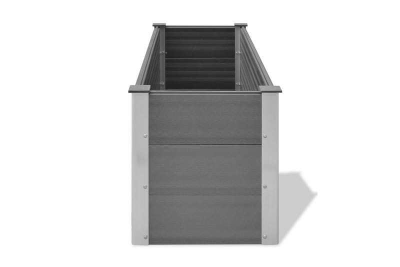 Odlingslåda upphöjd WPC 150x50x54 cm grå - Grå - Utemöbler - Övrigt utemöbler - Tillbehör utomhus - Utomhuskrukor