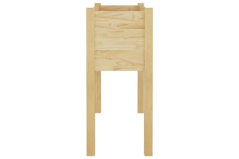 Odlingslådor 2 st 70x31x70 cm massiv furu - Brun - Utemöbler - Övrigt utemöbler - Tillbehör utomhus - Utomhuskrukor