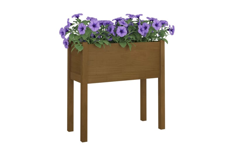 Odlingslådor 2 st honungsbrun 70x31x70 cm massiv furu - Honung - Utemöbler - Övrigt utemöbler - Tillbehör utomhus - Utomhuskrukor