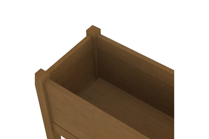 Odlingslådor 2 st honungsbrun 70x31x70 cm massiv furu - Honung - Utemöbler - Övrigt utemöbler - Tillbehör utomhus - Utomhuskrukor
