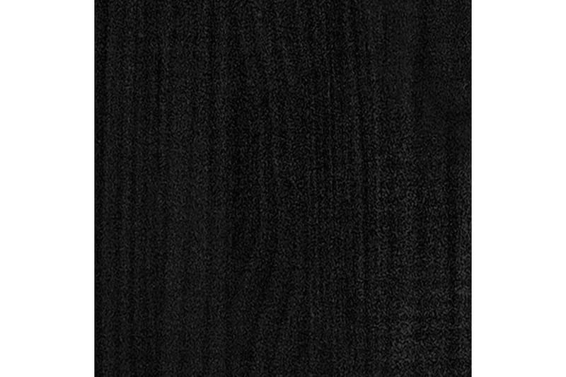 Odlingslådor 2 st svart 40x40x40 cm massiv furu - Svart - Blomlåda - Utomhuskrukor
