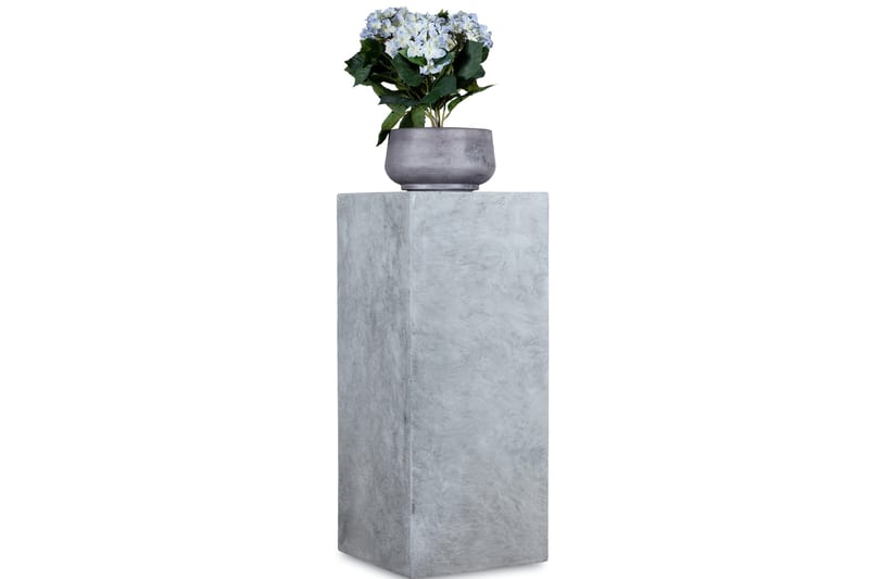 Piedestal för utomhusbruk Fiberarmerad - Grå - Stor blomkruka - Utomhuskrukor