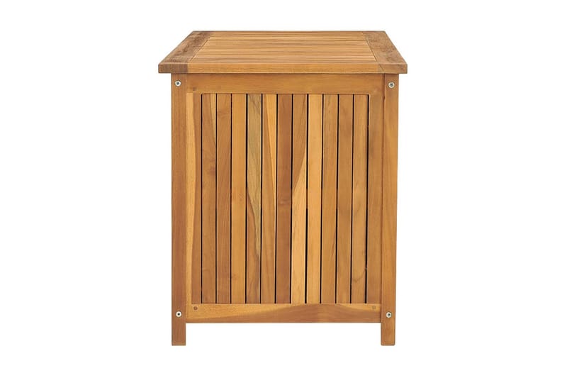 Trädgårdslåda 114x50x58 cm massiv teak - Brun - Utemöbler - Övrigt utemöbler - Tillbehör utomhus - Utomhuskrukor