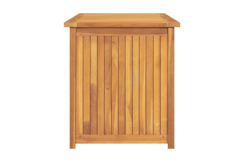 Trädgårdslåda 200x50x53 cm massiv teak - Brun - Utemöbler - Övrigt utemöbler - Tillbehör utomhus - Utomhuskrukor