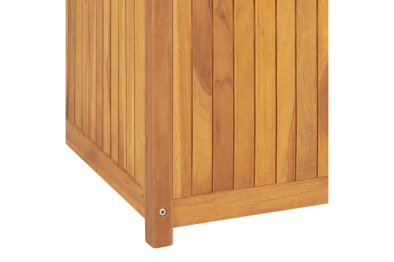 Trädgårdslåda 200x50x53 cm massiv teak - Brun - Utemöbler - Övrigt utemöbler - Tillbehör utomhus - Utomhuskrukor