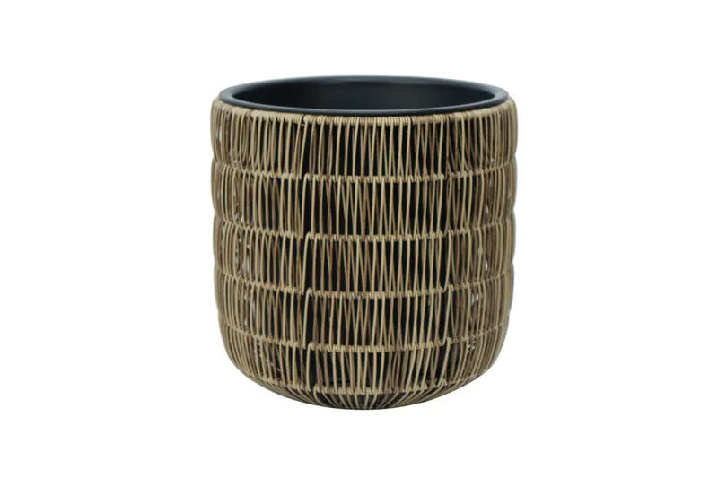 Wicker Blomkruka D35xH36 cm Ljusbrun, undefined