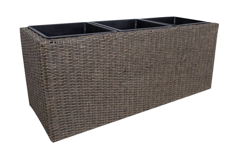 Wicker Odlingslåda 110x39xH45 cm Mörkbrun, undefined