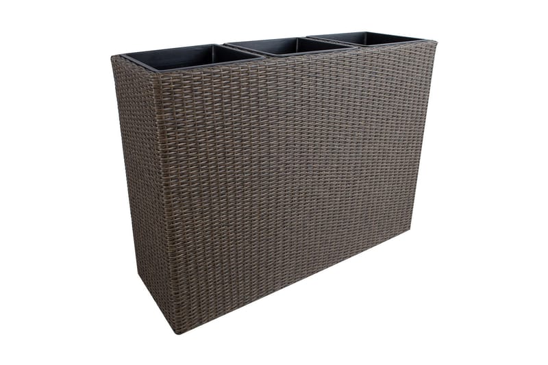 Wicker Odlingslåda 110x39xH88 cm Mörkbrun, undefined