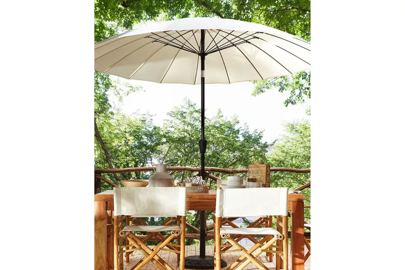 Faenza Parasoll 255 cm - Beige/Svart - Utemöbler - Solskydd - Parasoll - Balkongparasoll