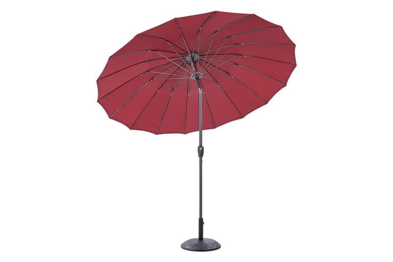 Faenza Parasoll 255 cm - Röd/Svart - Utemöbler - Solskydd - Parasoll