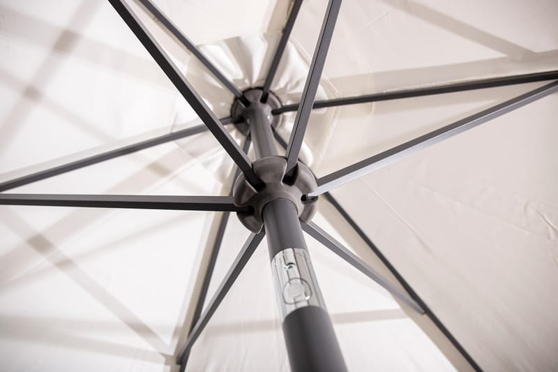 Leeds Parasoll 300 cm Vit/Svart - Venture Home - Parasoll