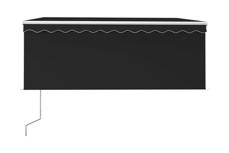 Automatiserad markis med rullgardin 3x2,5m cm antracit - Antracit - Utemöbler - Solskydd - Markiser - Fönstermarkis