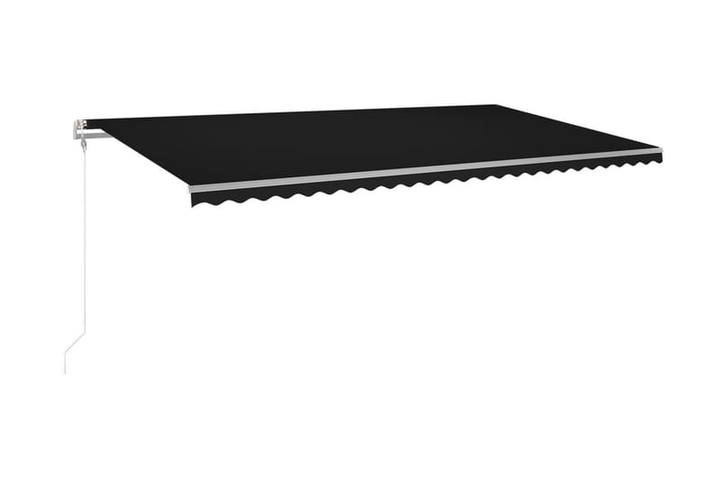 Automatisk markis 600x350 cm antracit - Antracit - Utemöbler - Solskydd - Markiser - Balkongmarkis