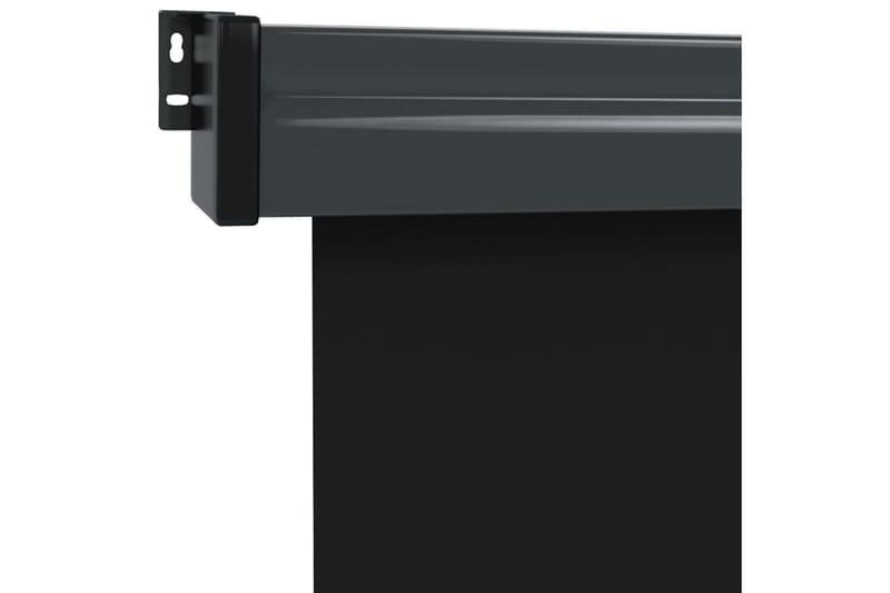 Balkongmarkis 117x250 cm svart - Svart - Fönstermarkis - Markiser