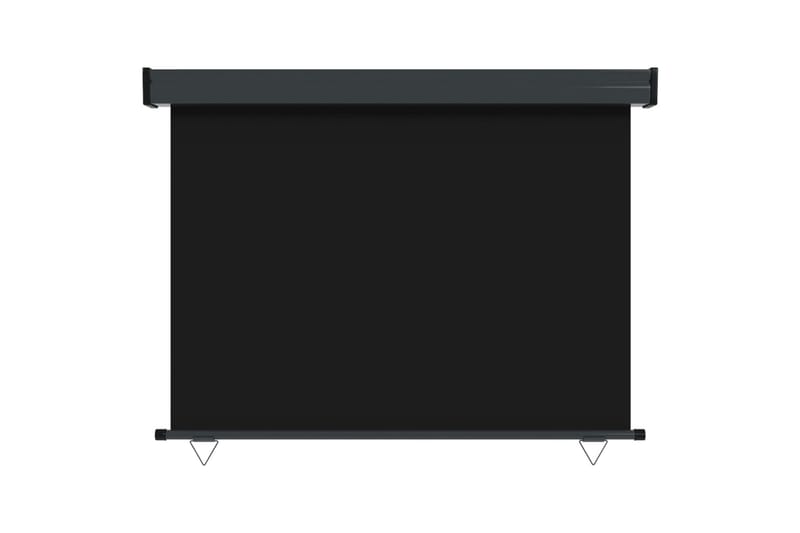 Balkongmarkis 117x250 cm svart - Svart - Fönstermarkis - Markiser