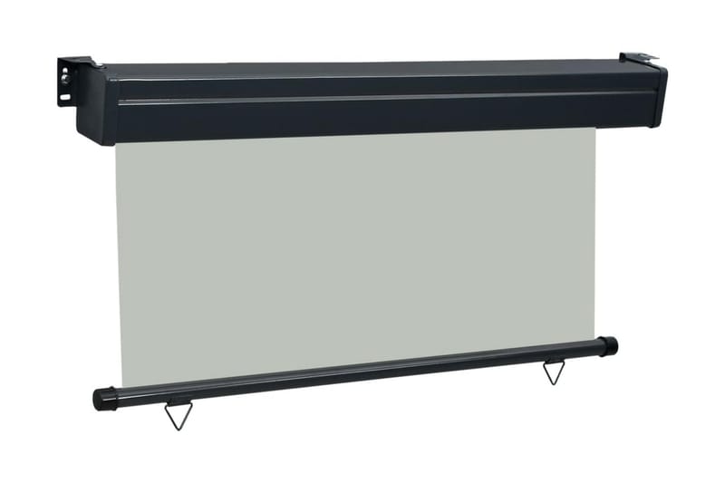 Balkongmarkis 140x250 cm grå - Grå - Utemöbler - Solskydd - Markiser - Fönstermarkis