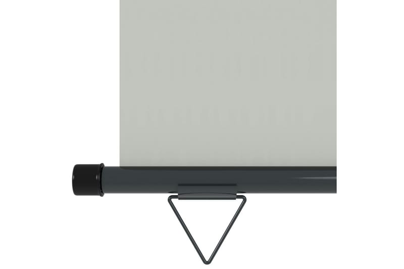 Balkongmarkis 140x250 cm grå - Grå - Balkongmarkis - Markiser - Sidomarkis - Balkongskydd & insynsskydd balkong