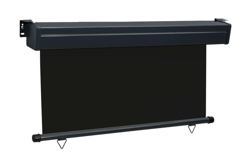 Balkongmarkis 140x250 cm svart - Svart - Fönstermarkis - Markiser