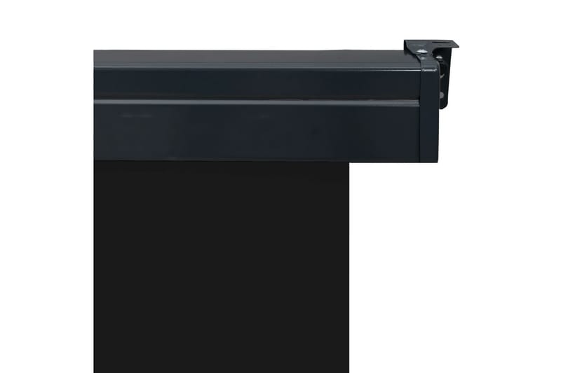 Balkongmarkis 60x250 cm svart - Svart - Markiser - Fönstermarkis