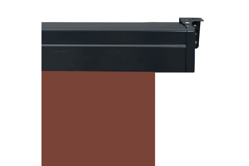 Balkongmarkis 80x250 cm brun - Brun - Utemöbler - Solskydd - Markiser - Fönstermarkis