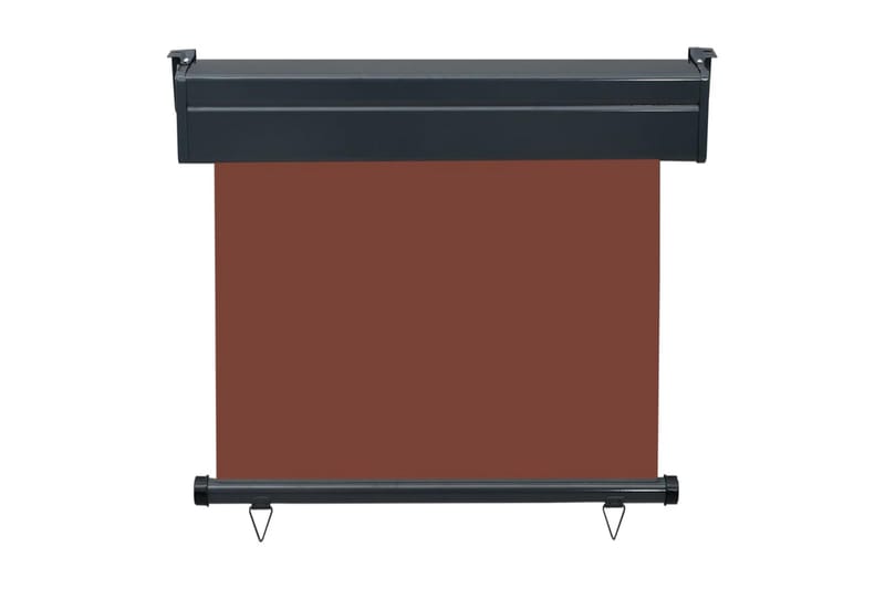 Balkongmarkis 80x250 cm brun - Brun - Utemöbler - Solskydd - Markiser - Fönstermarkis