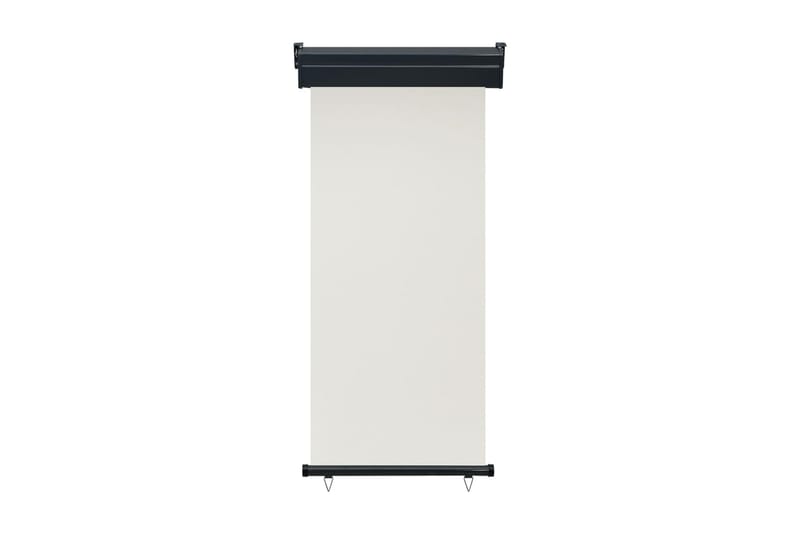 Balkongmarkis 80x250 cm gräddvit - Vit - Utemöbler - Solskydd - Markiser - Fönstermarkis