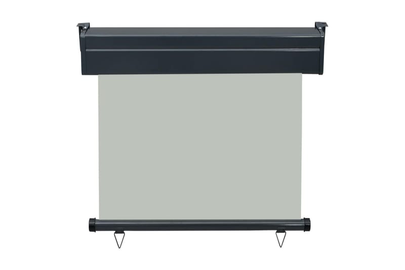 Balkongmarkis 80x250 cm grå - Grå - Utemöbler - Solskydd - Markiser - Fönstermarkis
