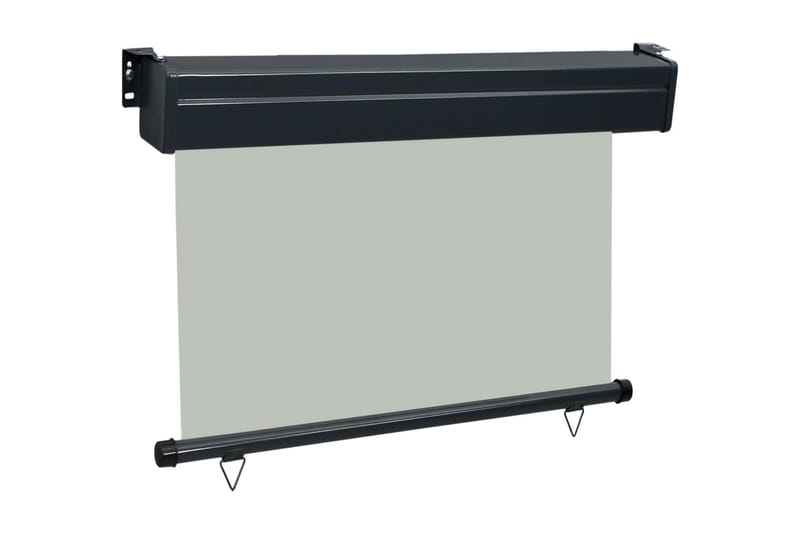 Balkongmarkis 80x250 cm grå - Grå - Utemöbler - Solskydd - Markiser - Fönstermarkis