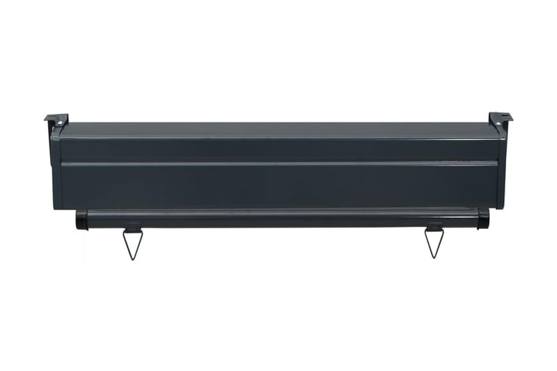 Balkongmarkis 80x250 cm svart - Svart - Utemöbler - Solskydd - Markiser - Fönstermarkis